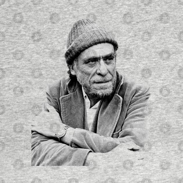 Charles Bukowski // Vintage Style Design by Indanafebry